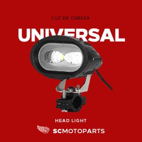 Universal motorcycle headlight riding headlight