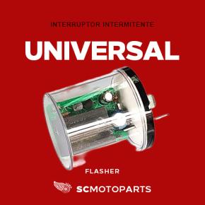 Universal 12v men's motorcycle flasher