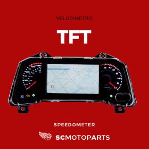 Screen projection TFT LCD speedometer