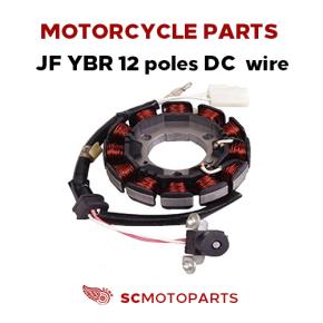 Magneto Stator JF YBR-12 pole DC 4 wire