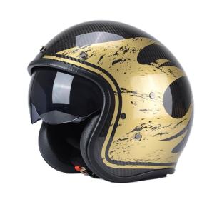 motorcycle helmet carbon fiber open face helmet CF4