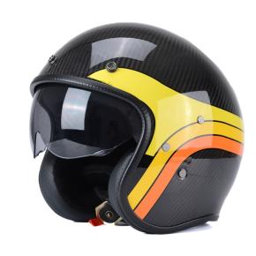 motorcycle helmet carbon fiber open face helmet CF5