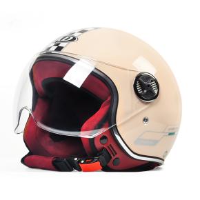 motorcycle helmet open face helmet 519 beige